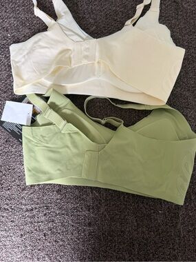 Everyday Comfort Bralette in Cream and Sage
